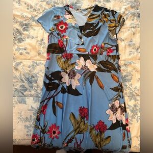 Floral A-line Summer Dress